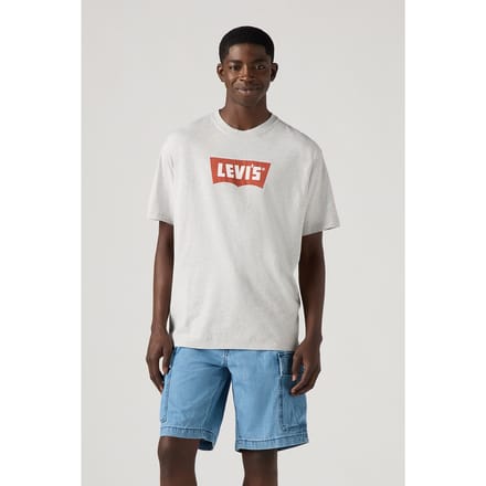 Levi's Vintage Bw Graphic Tee Bw Logo Light Heather Grey Taglia: S | T-shirt stampate Outlet | Uomo | Grigio