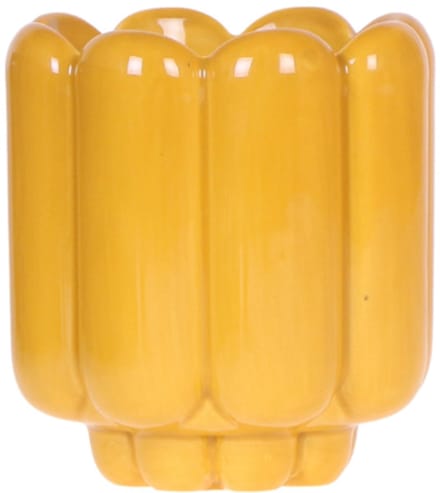 Kolibri Home | Retro Shine sierpot - Yellow - Ø9cm