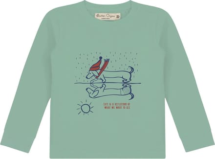 Lange mouwen T-Shirt met 'Reflection Dachshund' print