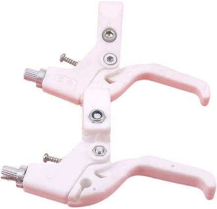 Fiets Remhendel - Remgreep Kinderfiets - Veilig Fietsen - Ergonomisch Ontwerp - Universeel 2.2cm - Wit