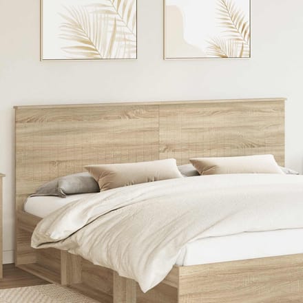 vidaXL Hoofdbord Sonoma Eiken Bewerkt hout