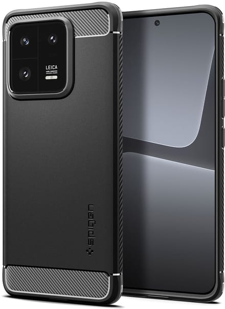 Spigen Rugged Armor Xiaomi 13 Pro Hoesje Back Cover Zwart