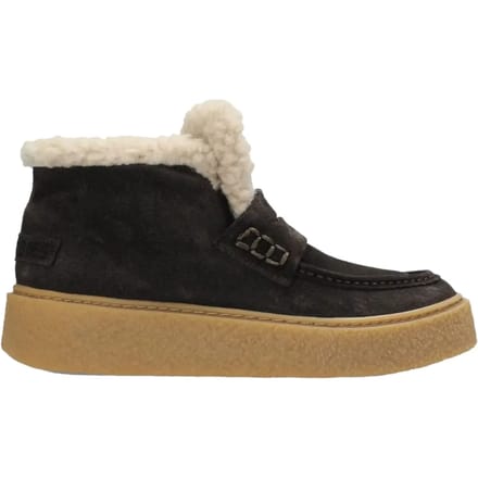 Shabbies Amsterdam - SENNA ANNA Ankle Boot Suede Dark Brown - Maat 41