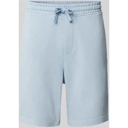 Sweatshorts met labelprint, model 'Nomario'
