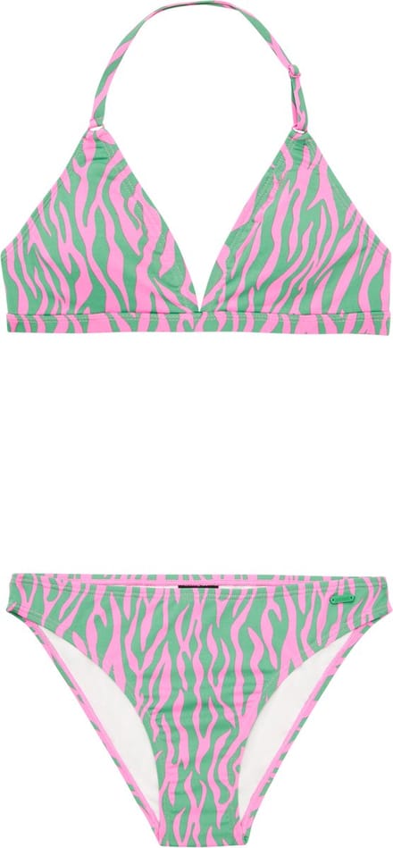 Protest Prtaniston Jr – Triangle bikini set Meisjes – Verstelbare bandjes – Uitneembare vulling – Tijgerprint