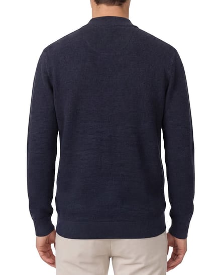 CASA MODA comfort fit vest - donkerblauw