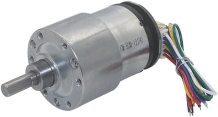 DC Motor - Transmissiemotor Elektrisch - DIY Projecten - Met Encoder - 12V 1000rpm - Metaal