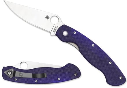 Spyderco Zakmes Military Dark Blue CPM S110V PE