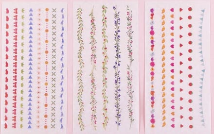 Meer Leuks - Stickerset - Strookjes - 6 vellen