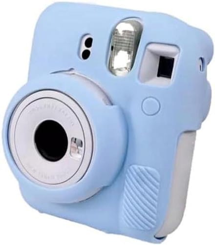 Camera Soft Silicone Case Blue Rubber Armor Skin Body Cover Protector For Fujifilm Instax Mini 12 Instant Film Camera