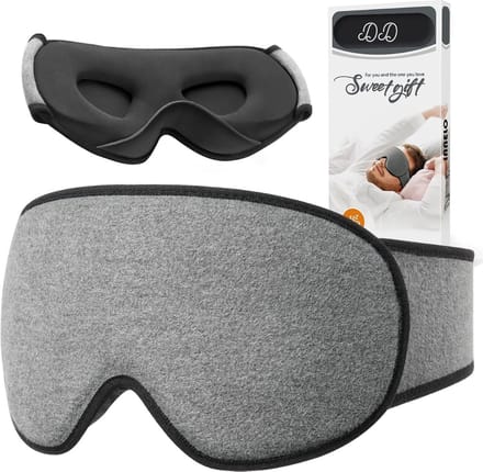 DD Slaapmasker Vrouwen - blinddoek Slaap - Mannen - Bluetooth - Zwart