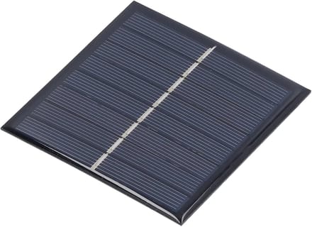 Zonnepaneel Module - Mini Zonnepaneel - Doe-het-zelf Projecten - Hoge Efficiëntie - 90x90mm - Zwart