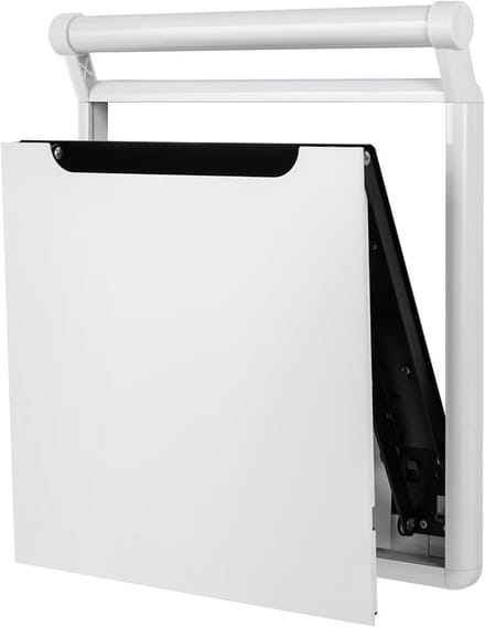 Opklapbare Douchestoel - Wandmontage Stoel - Veilig Zitten - Met Handgreep - Max 150 kg - Wit