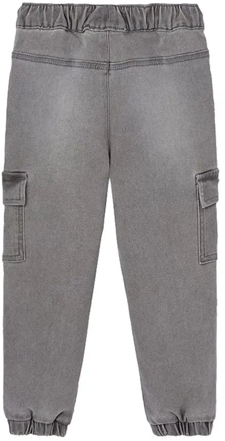 Boboli Denim Knit Broek Grijs 3 Years Jongen