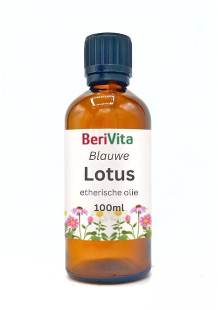 Blauwe Lotus Olie 100ml Druppefles - Etherische Blue Lotus Oil - Lotusbloemolie