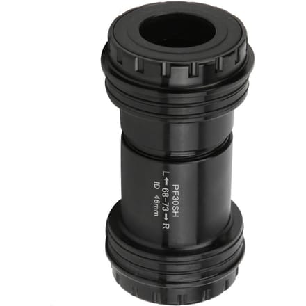 Boîtier de pédalier de vélo à visser intégré en alliage PF30, 46 mm, pour pédalier black