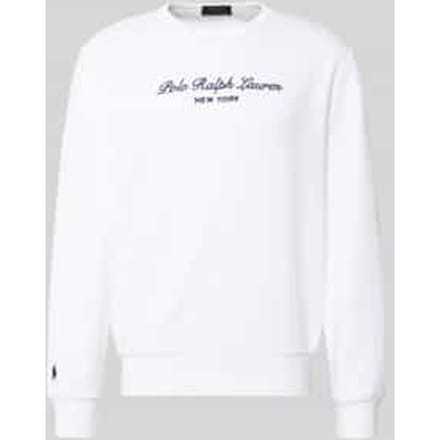 regular fit sweatshirt van katoenmix