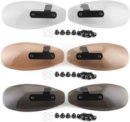 Motorhandbescherming - 10 mm universele acryl motorhandbescherming - motorstuurruit (transparant)