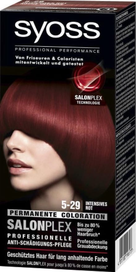 SYOSS Salonplex Permanente Haarkleuring 5-29 INTENS ROOD