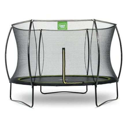 EXIT Silhouette Trampoline ø305cm - Op Poten - Rond - Trampoline Buiten - Voor Kinderen - Zwart