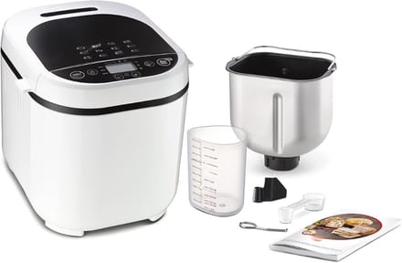 Quvo® Broodbakmachine - Broodbakmachines - Broodbak machine - Wit - 29cm x 31cm x 29cm