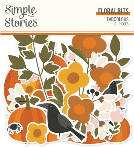 Simple Stories - FaBOOlous Floral Bits & Pieces (20920)