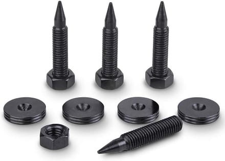 Luidspreker Spikes en Onderleggers M8 - 45mm L - Set van 4