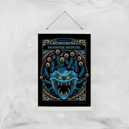 Dungeons & Dragons Monster Manual Giclee Art Print - A3 - White Hanger