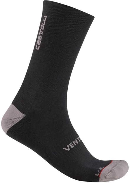 Castelli Venti Soft Merino Sokken Zwart EU 35-39 Man