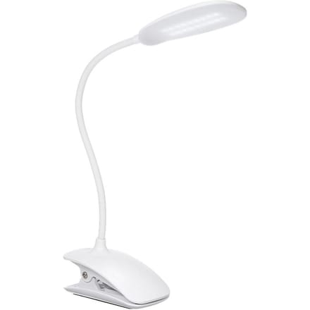 Dimbare LED-klem Tafellamp oplaadbaar Bediening wit
