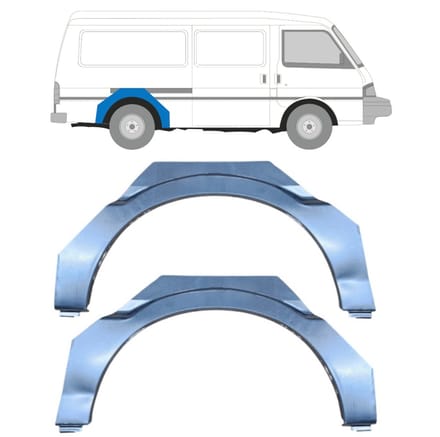 Reparatiepaneel achterspatbord voor Mazda E-Serie 1984-1998 / Links + Rechts