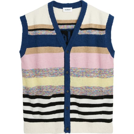 Soulland Alert And Fresh Vest Multi Light Taglia: XS/S | Cardigan Outlet | Unisex