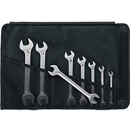 Stahlwille set dubbele steeksleutels 10/8, 8-delig, SW 6-22 mm, chroomgelegeerd staal, zeskant