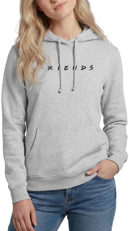 Friends Logo Zwart Hoodie Dames