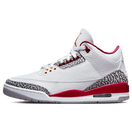 Air Jordan 3 Retro Cardinal Red Heren Sneakers Wit Light-Curry Cement-Grijs CT8532-126 42.5 white