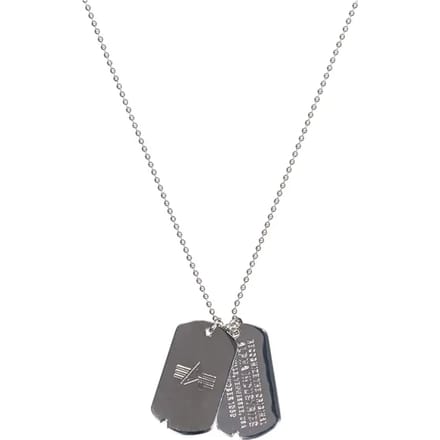 Zwembroek Alpha Industries SS266967 DOG TAG-31 SILVER