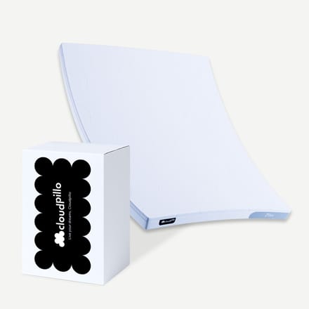 Cloudpillo Plus Topper 80x200 - Topdekmatras - Adaptive Support laag - 4-Seizoenen - Voorzien van Elastieken - Wasbare Hoes