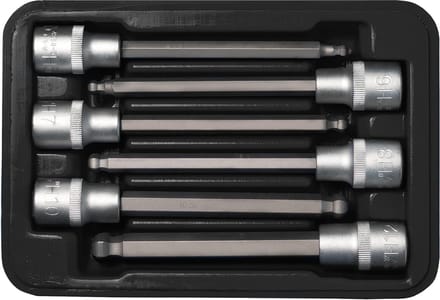 SW-Stahl 05010L kogeldoppen extra lang, 1/2 inch 5-6-7-8-10-12 mm