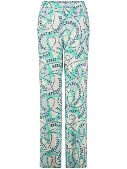 Broek Van Peter Hahn turquoise