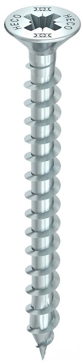 Heco Topix-Plus Schroeven - Pozidrive platverzonken kop - 5x 25mm - Voldraad (200 stuks)