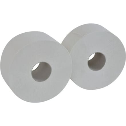Toiletpapier Cleaninq T2 jumbo klein 2-laags 12x170m wit