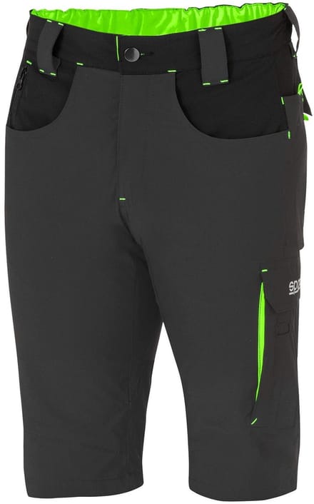 Sparco Werkbroek Kort Tech Light Laredo - Zwart — Groen — XXL