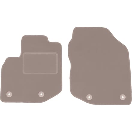 Beige voormatten voor: Honda Jazz III hatchback (2011-2014)