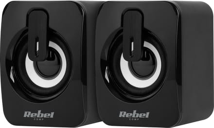 Rebel Comp CS-15 Serie - PC-Speakers - 6W - USB - Klassiek Design