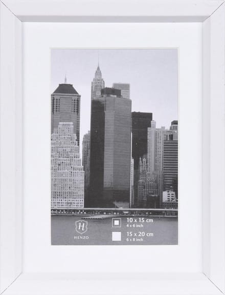 Fotolijst - Henzo - Metallica - Fotomaat 15x20 cm - Wit