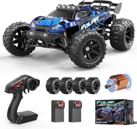 SCH® RC Auto Offroad - RC Auto - Blauw - 35cm x 24cm x 12cm