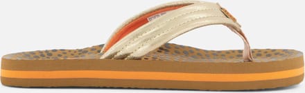 Reef Kids Ahiwild Meisjes Slippers - Bruin/Goud - Maat 32