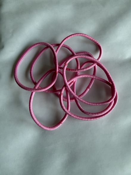 Roze haar elastiekjes 8 stuks - haar accessoires- feest - meisje - cute - schattig