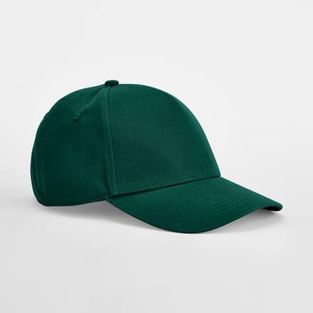 EarthAware® Clas. Org. Cotton 5 Panel Cap - Bottle Green - One Size