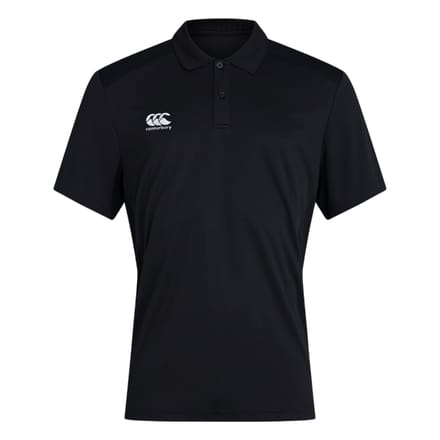 Canterbury Heren Club Dry Poloshirt (Zwart)